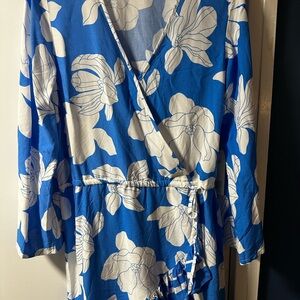 Ocean Drive Blue Botanic Dress